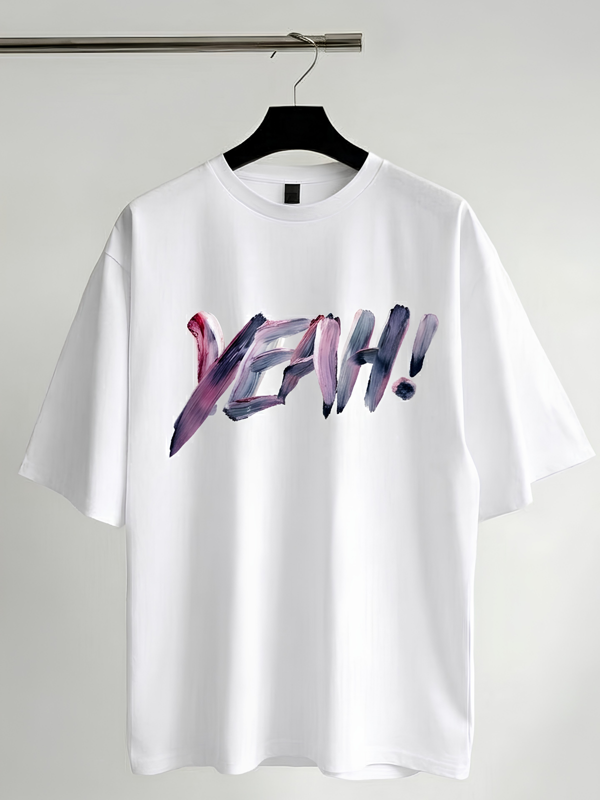 The "YEAH!" Painted Oversized Tee