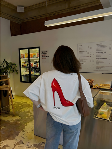 "The Red Heel Tee"