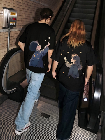 The "Stargazer Couple's" T-Shirt Set