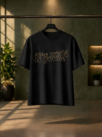 "The World Is Yours" Oversized Tee