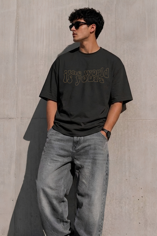 "The World Is Yours" Oversized Tee