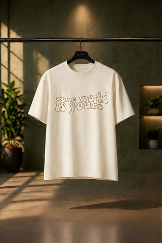 "The World Is Yours" Oversized Tee