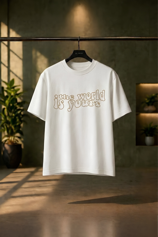 "The World Is Yours" Oversized Tee