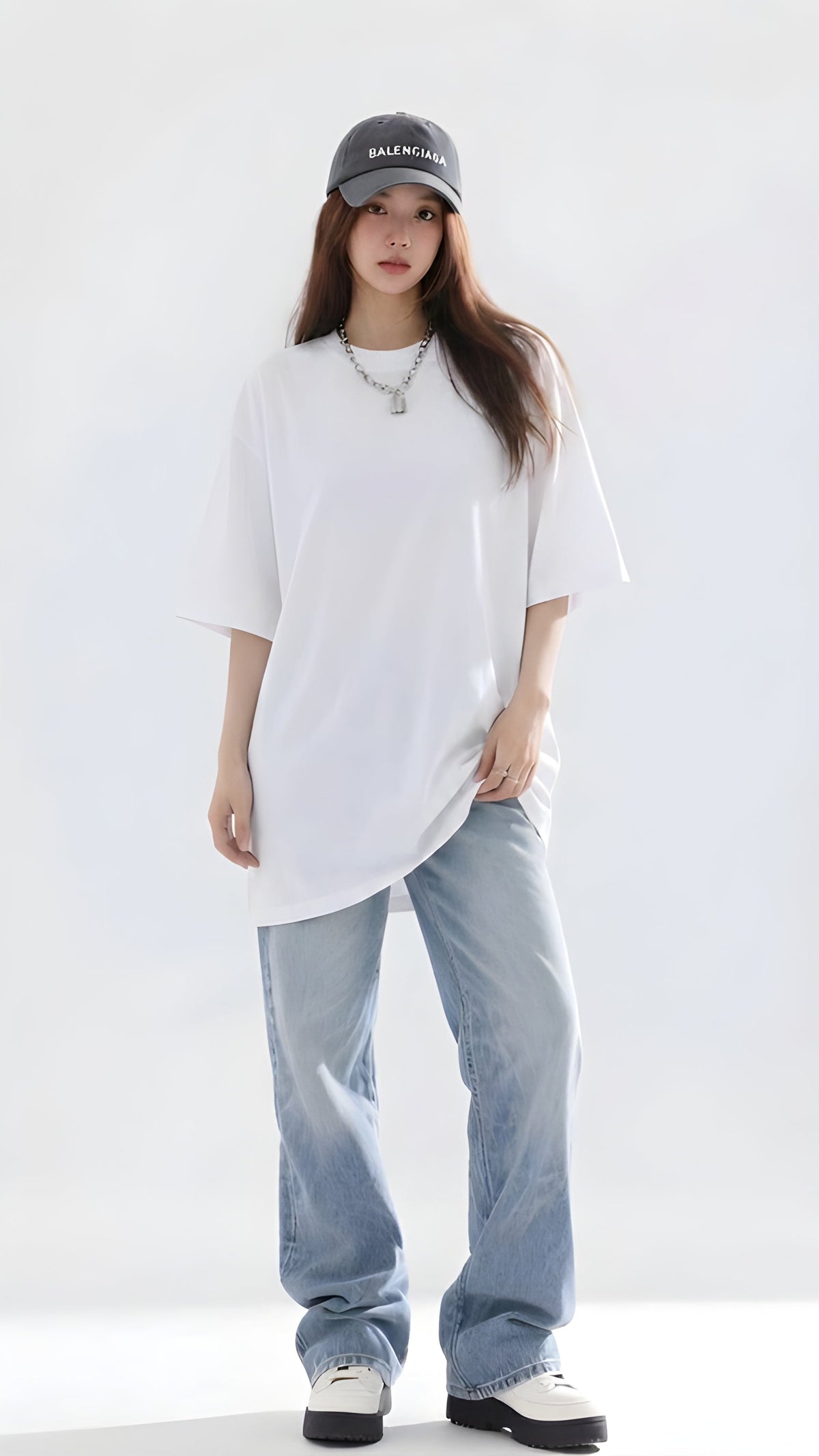 Plane Basic Over Sized Tees