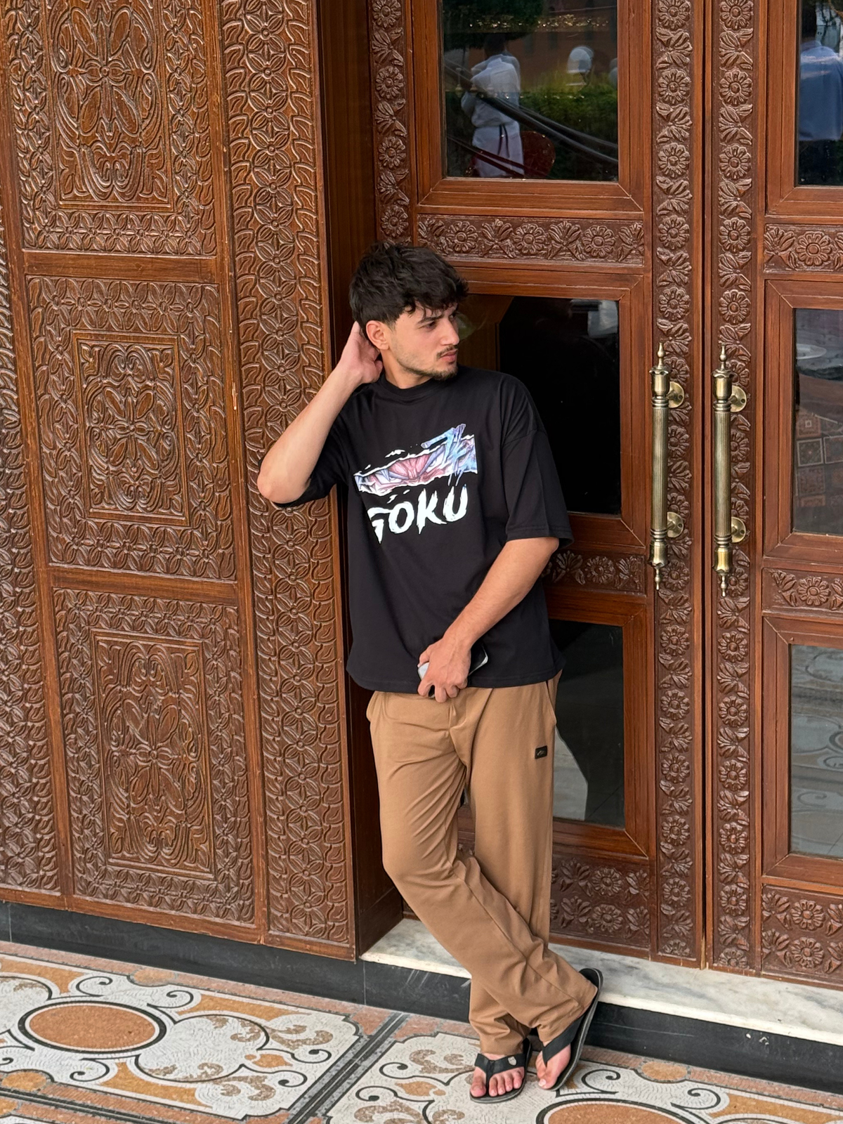 "Goku 'Saiyan Eyes' Oversized Graphic Tee"