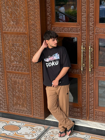 "Goku 'Saiyan Eyes' Oversized Graphic Tee"