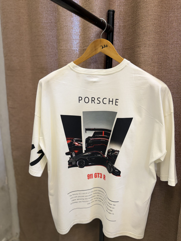 Porsche 911 GT3 R Graphic Oversized T-Shirt