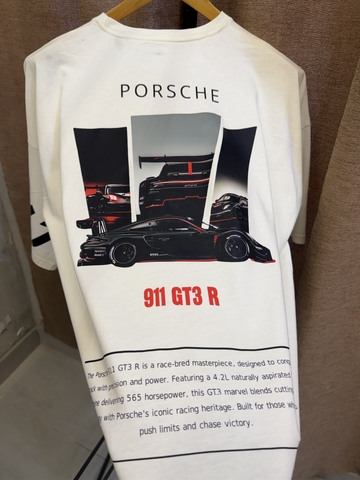 Porsche 911 GT3 R Graphic Oversized T-Shirt